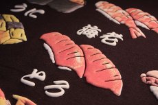 画像4: 立体黒Ｔシャツ　「寿司 -SUSHI-」  Black 3D T-shirt  (Sushi) (4)