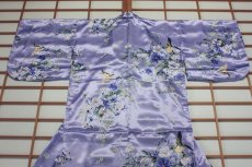 画像5: 日本着物　【木蓮　パープル】Long Length　 Japanese Kimono (Magnolia, Purple) Long length (5)