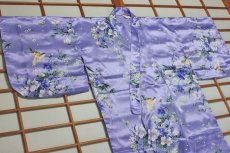 画像3: 日本着物　【木蓮　パープル】Long Length　 Japanese Kimono (Magnolia, Purple) Long length (3)