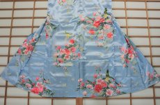 画像6: 日本着物　【木蓮　ブルー】Long Length　 Japanese Kimono (Magnolia, Blue) Long length (6)
