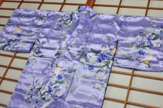 画像2: 日本着物　【木蓮　パープル】Long Length　 Japanese Kimono (Magnolia, Purple) Long length (2)