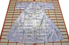 画像4: 日本着物　【いろは　パープル】Long Length　 Japanese Kimono (Calligraphy, Purple) Long length (4)