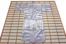 画像3: 日本着物　【いろは　パープル】Long Length　 Japanese Kimono (Calligraphy, Purple) Long length (3)