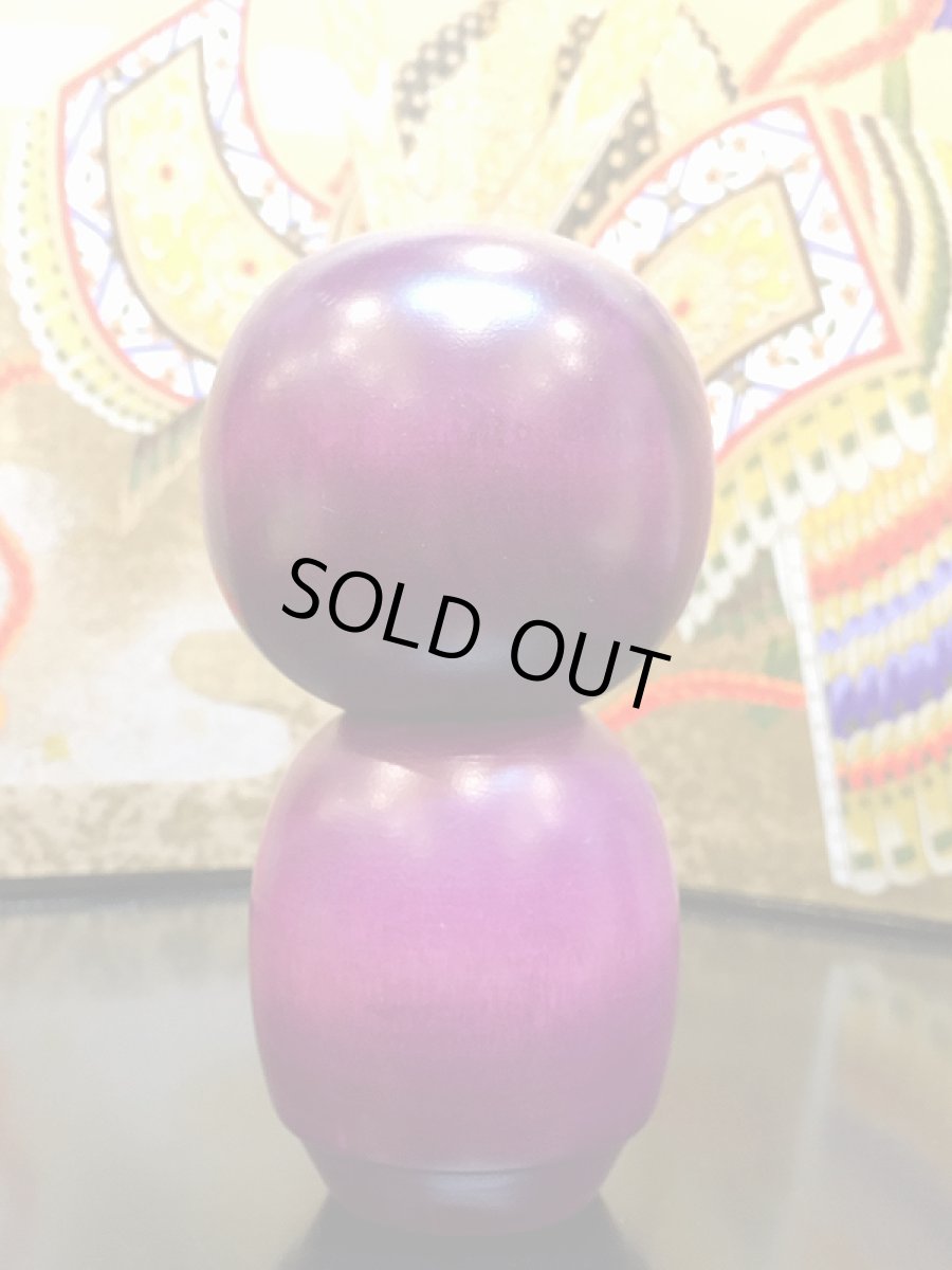 画像4: こけし　「忍者　紫」　Ninja purple (4)