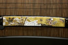 画像5: 武士刀　大刀【彫金龍虎鷹】　 Large Samurai Sword (Gold Engraved, Tiger Dragon and Hawk) (5)