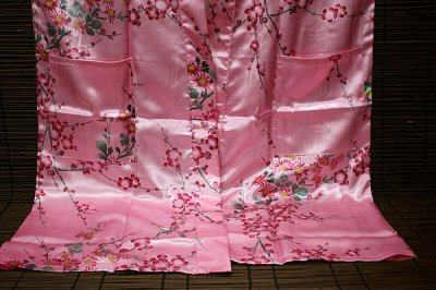 画像3: 日本着物　【梅×鶯　ピンク】　 Japanese Kimono (Japanese Plum and Nightingale, Pink)